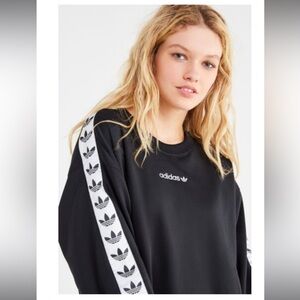 Adidas Originals Taped Crew-Neck Sweatshirt Size M